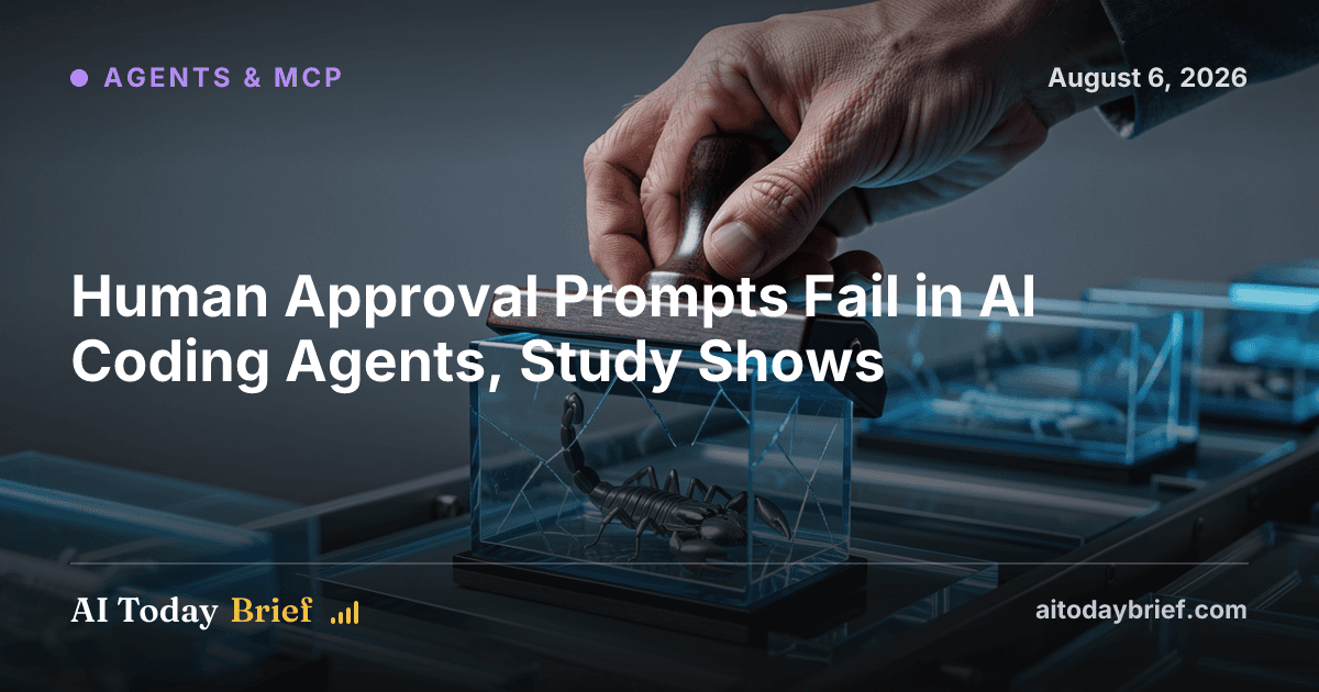 Human Approval Prompts Fail in AI Coding Agents, Study Shows