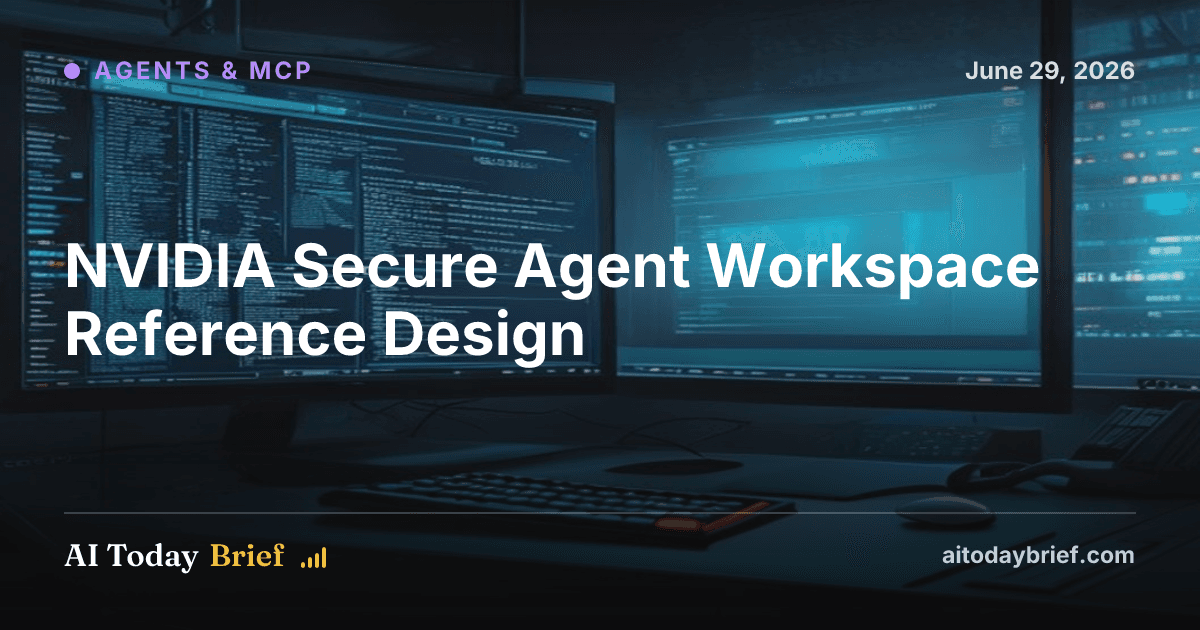 NVIDIA Secure Agent Workspace Reference Design