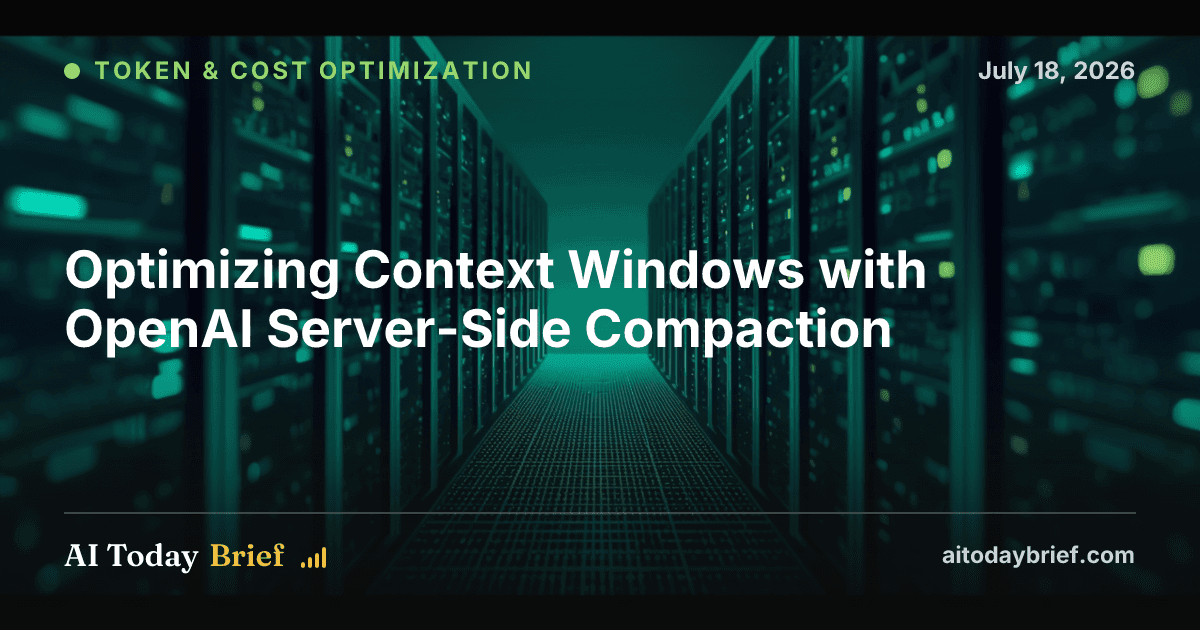 Optimizing Context Windows with OpenAI Server-Side Compaction