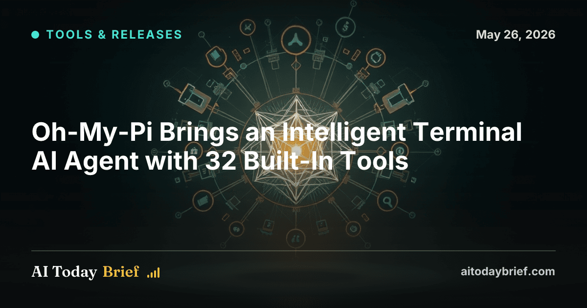 Oh-My-Pi Brings an Intelligent Terminal AI Agent with 32 Built-In Tools