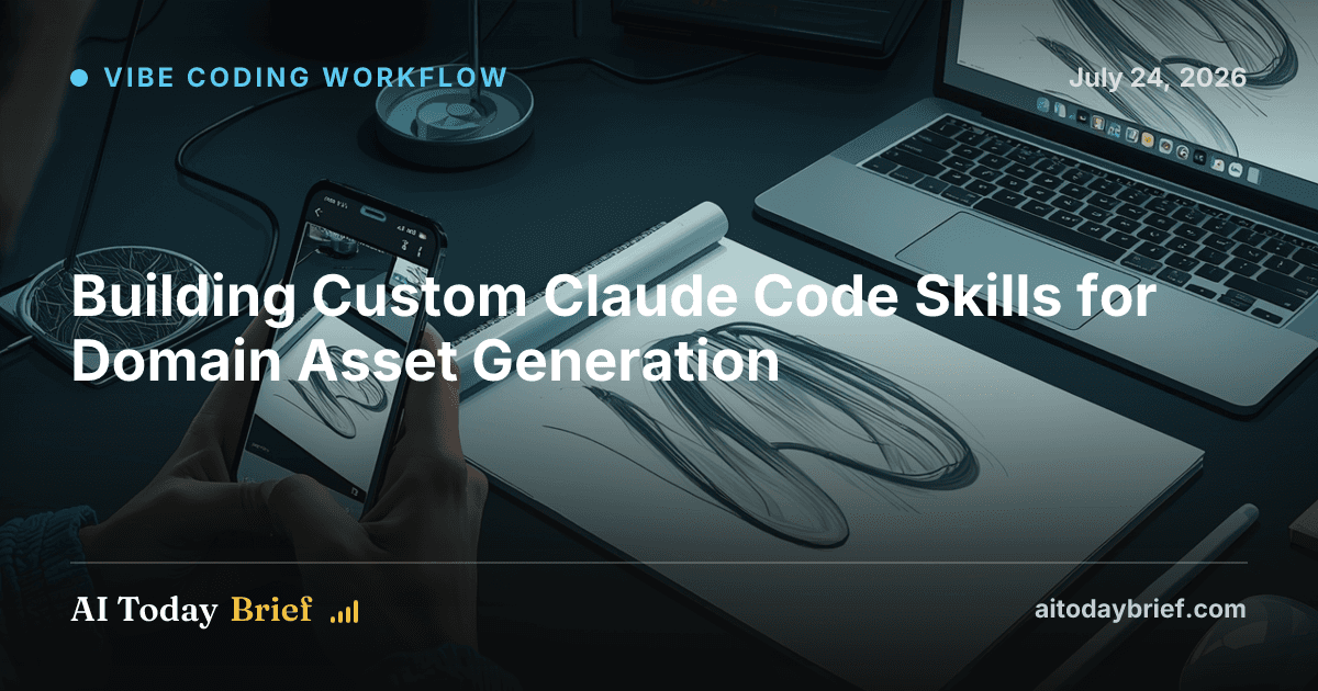 Building Custom Claude Code Skills for Domain Asset Generation