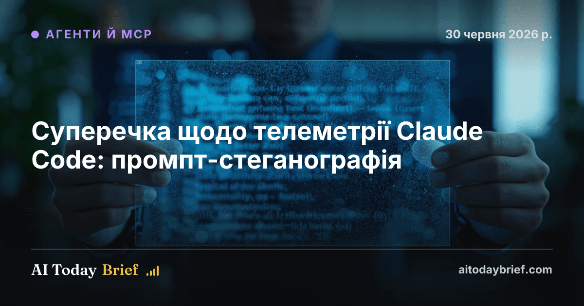 Суперечка щодо телеметрії Claude Code: промпт-стеганографія