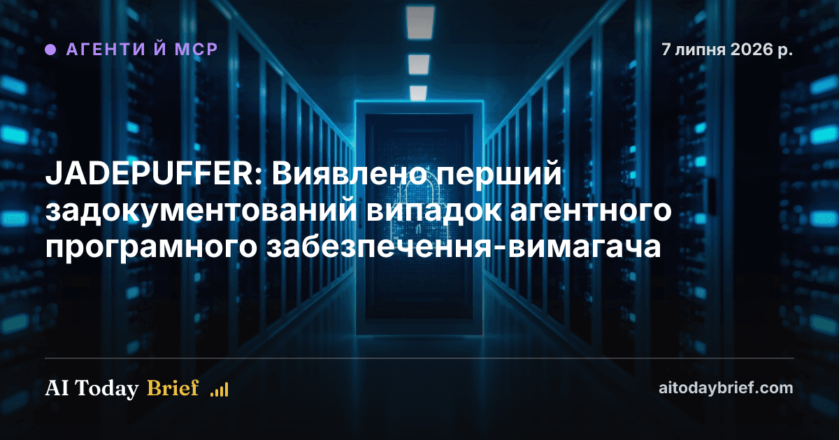 JADEPUFFER: Виявлено перший задокументований випадок агентного програмного забезпечення-вимагача