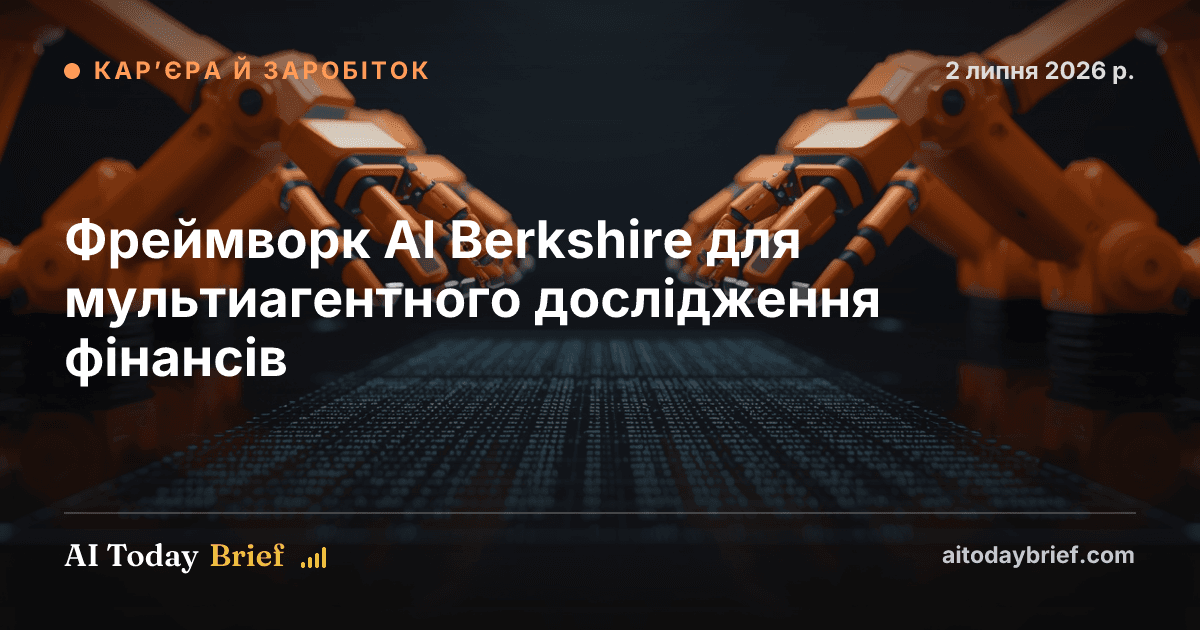 Фреймворк AI Berkshire для мультиагентного дослідження фінансів