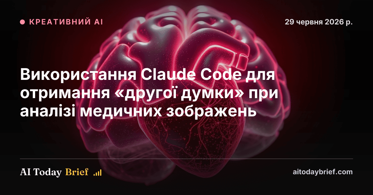 Використання Claude Code для отримання «другої думки» при аналізі медичних зображень